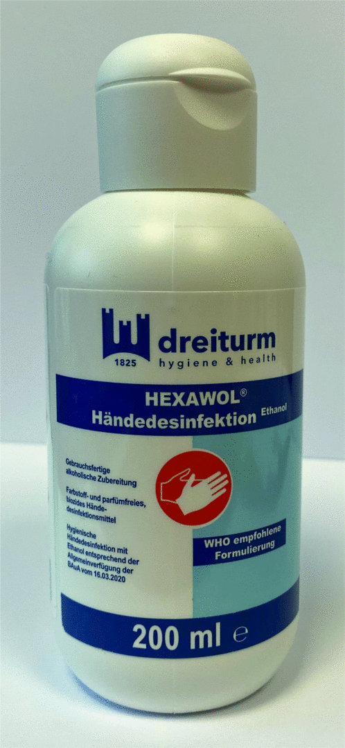 Hexawol Handdesinfektionsmittel 200ml