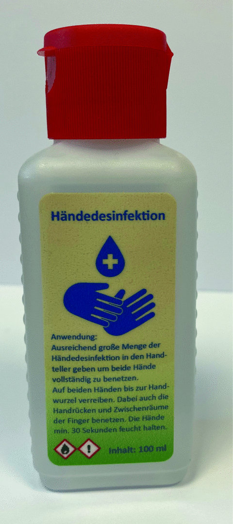 Händedesinfektionsmittel 100ml - für die Handtasche